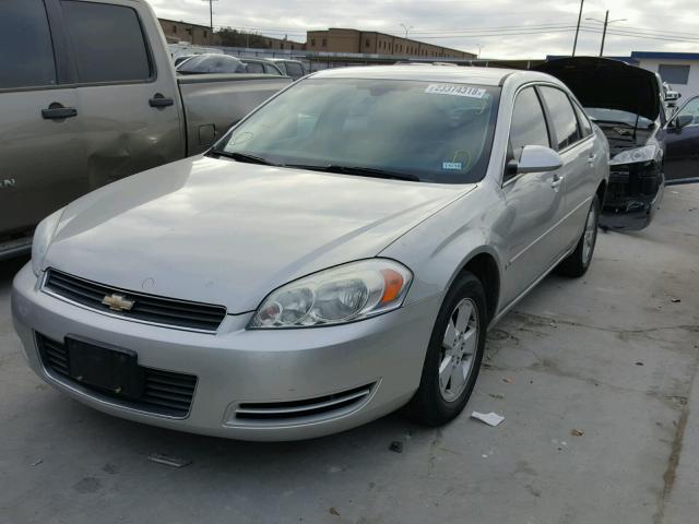 2G1WT58K481347778 - 2008 CHEVROLET IMPALA LT SILVER photo 2