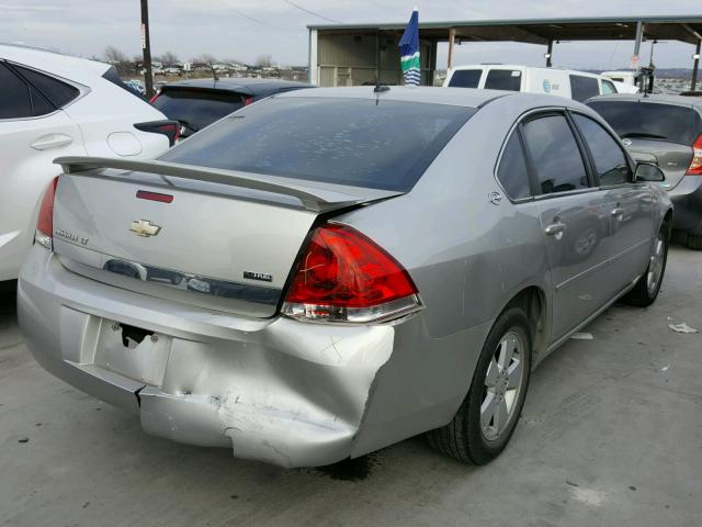 2G1WT58K481347778 - 2008 CHEVROLET IMPALA LT SILVER photo 4