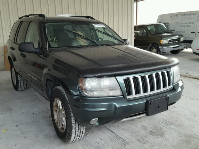 1J4GW48SX4C307457 - 2004 JEEP GRAND CHER GREEN photo 1