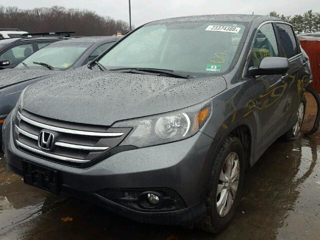 2HKRM4H50CH627761 - 2012 HONDA CR-V EX GRAY photo 2