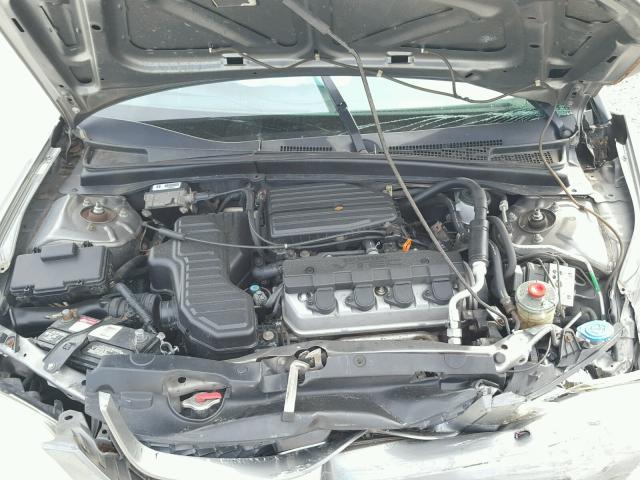 1HGEM22945L001063 - 2005 HONDA CIVIC EX ნაცრისფერი ფოტო 7