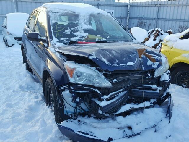 5J6RE38308L801072 - 2008 HONDA CR-V LX BLUE photo 1