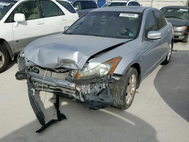 1HGCP26899A073605 - 2009 HONDA ACCORD EXL SILVER photo 2