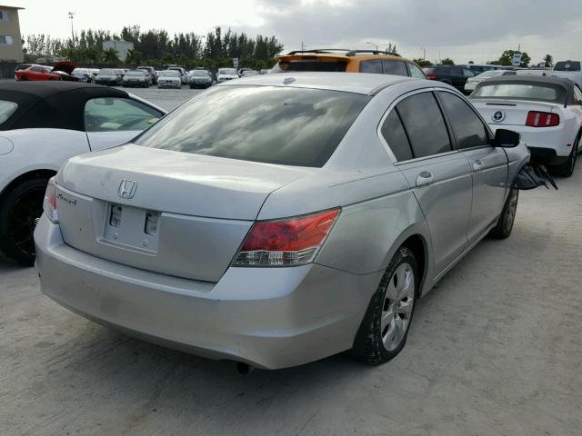 1HGCP26899A073605 - 2009 HONDA ACCORD EXL SILVER photo 4