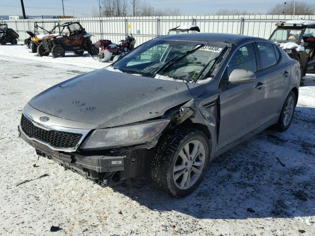5XXGN4A73CG079119 - 2012 KIA OPTIMA EX CHARCOAL photo 2
