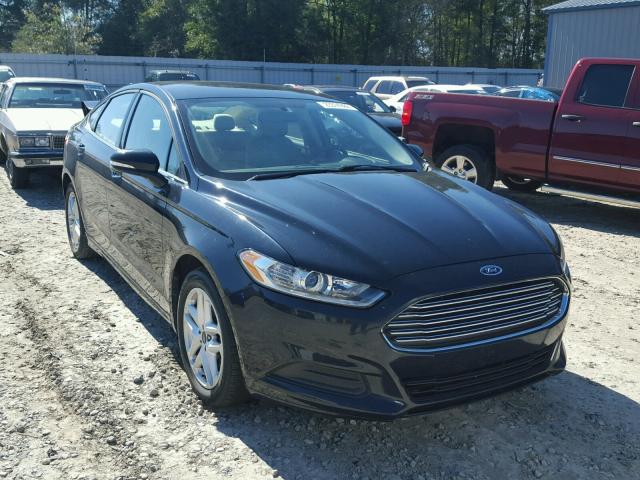 3FA6P0H72ER221295 - 2014 FORD FUSION SE BLACK photo 1