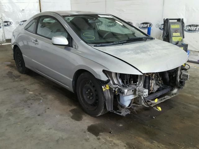 2HGFG12608H507387 - 2008 HONDA CIVIC LX SILVER photo 1