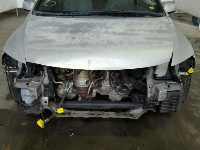 2HGFG12608H507387 - 2008 HONDA CIVIC LX SILVER photo 9