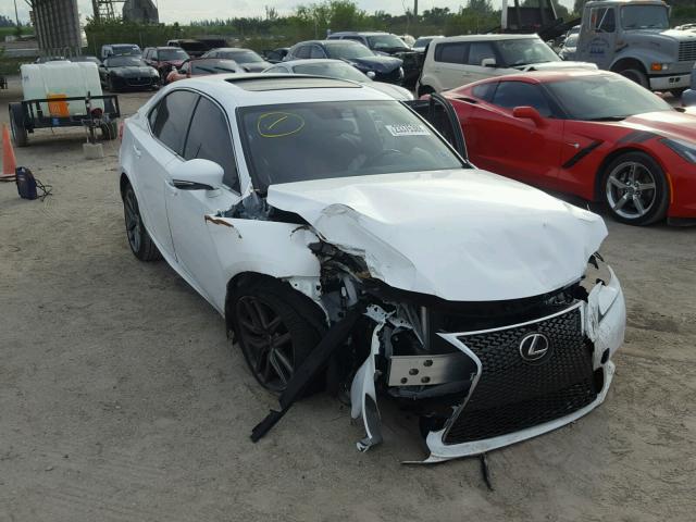 JTHBF1D23F5078534 - 2015 LEXUS IS 250 WHITE photo 1