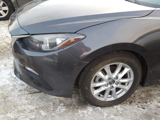 3MZBM1V76FM235062 - 2015 MAZDA 3 TOURING GRAY photo 9