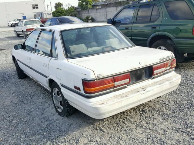 4T1SV21E0MU286328 - 1991 TOYOTA CAMRY DLX WHITE photo 3