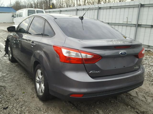 1FADP3F22EL106601 - 2014 FORD FOCUS SE GRAY photo 3