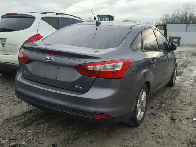 1FADP3F22EL106601 - 2014 FORD FOCUS SE GRAY photo 4