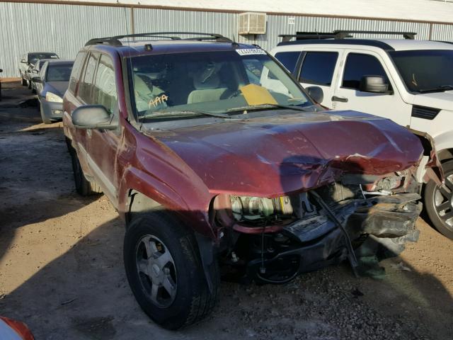 1GNDS13S752300135 - 2005 CHEVROLET TRAILBLAZE BURGUNDY photo 1