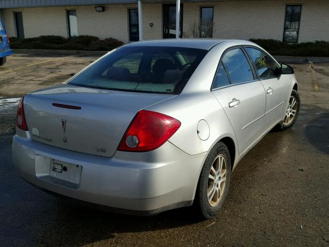 1G2ZG558764287857 - 2006 PONTIAC G6 SE1 SILVER photo 4