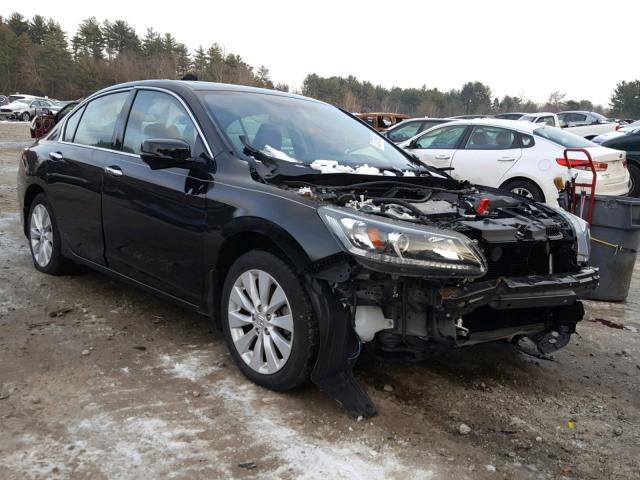 1HGCR3F8XFA037160 - 2015 HONDA ACCORD EXL BLACK photo 1