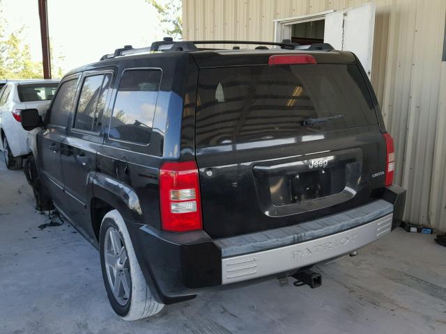 1J8FT48W37D416105 - 2007 JEEP PATRIOT LI BLACK photo 3