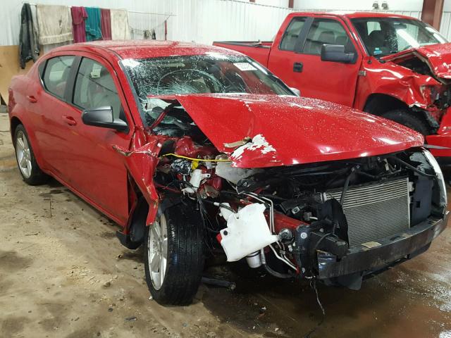 1C3CDZAB5DN607367 - 2013 DODGE AVENGER SE RED photo 1