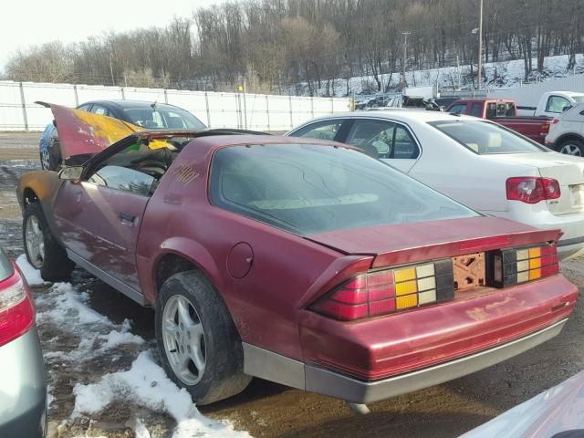 1G1FP21H4HN100311 - 1987 CHEVROLET CAMARO RED photo 3