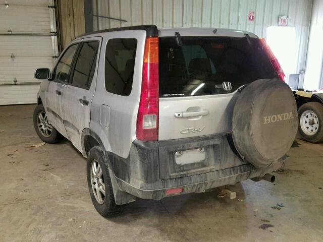 JHLRD78842C805258 - 2002 HONDA CR-V EX SILVER photo 3