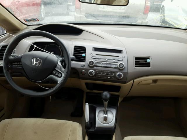 1HGFA16567L032168 - 2007 HONDA CIVIC LX GOLD photo 9