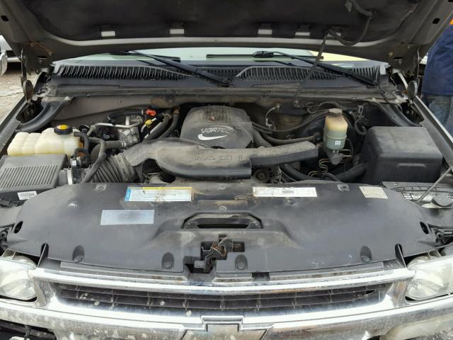 1GNEC16T91J271887 - 2001 CHEVROLET SUBURBAN C TAN photo 7