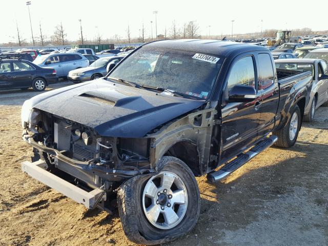 5TFUU4EN4EX102482 - 2014 TOYOTA TACOMA BLACK photo 9