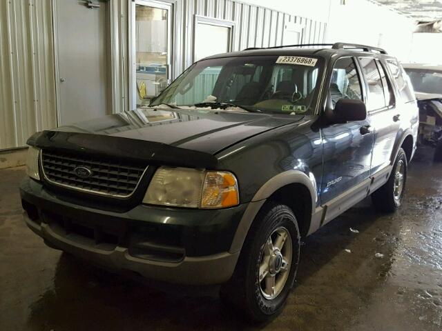 1FMZU73E92UA26499 - 2002 FORD EXPLORER X GREEN photo 2