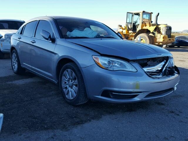 1C3CCBABXDN642190 - 2013 CHRYSLER 200 LX SILVER photo 1