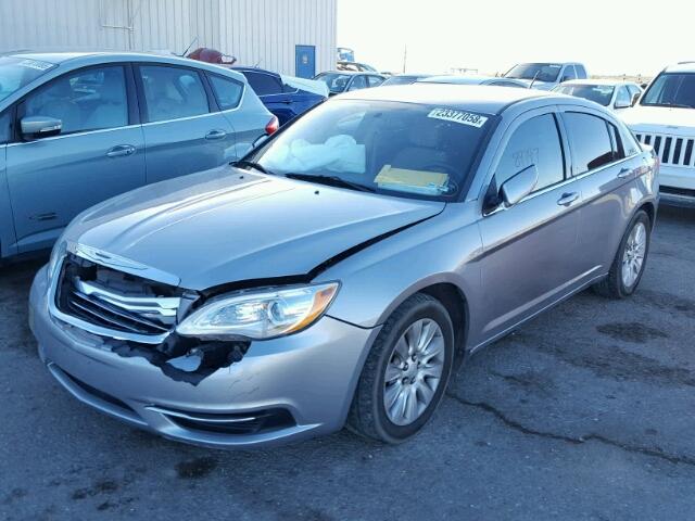 1C3CCBABXDN642190 - 2013 CHRYSLER 200 LX SILVER photo 2