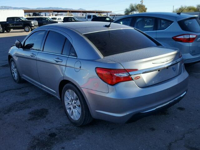 1C3CCBABXDN642190 - 2013 CHRYSLER 200 LX SILVER photo 3