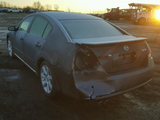 1N4BA41E37C848413 - 2007 NISSAN MAXIMA SE GRAY photo 3