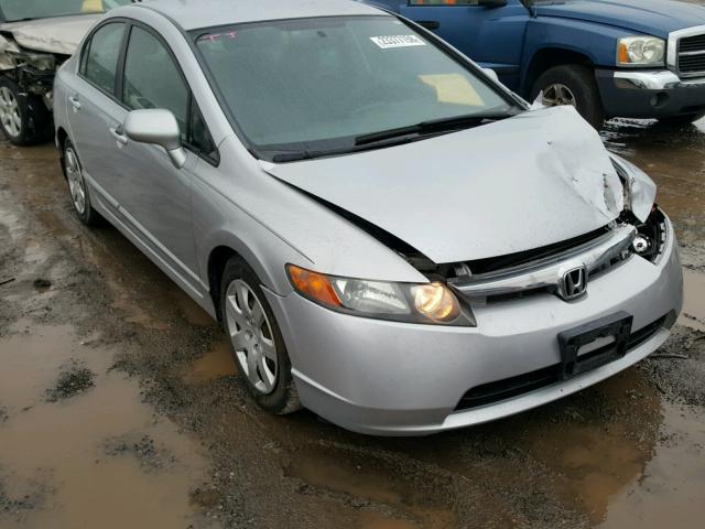 1HGFA16557L088831 - 2007 HONDA CIVIC LX SILVER photo 1