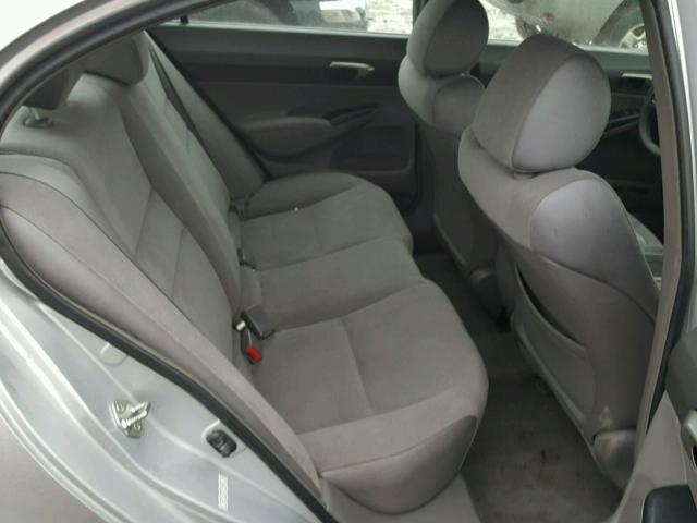 1HGFA16557L088831 - 2007 HONDA CIVIC LX SILVER photo 6