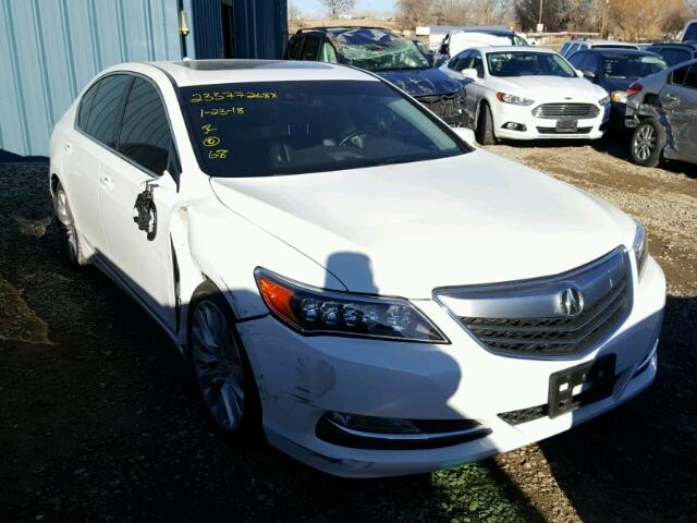 JH4KC1F59EC000415 - 2014 ACURA RLX TECH WHITE photo 1