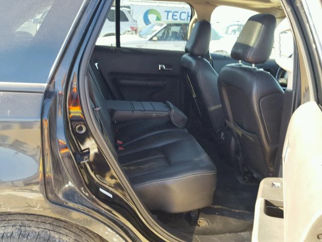 2FMDK49C57BB43918 - 2007 FORD EDGE SEL P BLACK photo 6