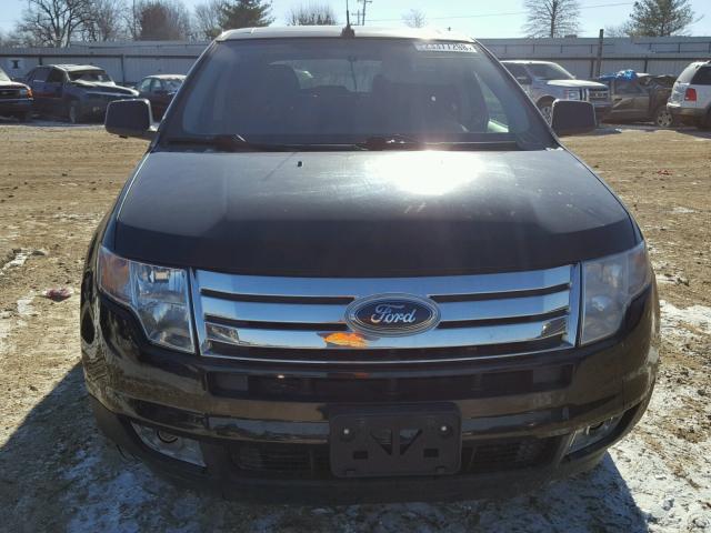 2FMDK49C57BB43918 - 2007 FORD EDGE SEL P BLACK photo 9