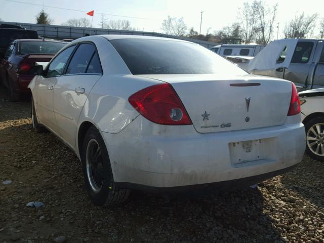 1G2ZG57B384200208 - 2008 PONTIAC G6 BASE WHITE photo 3