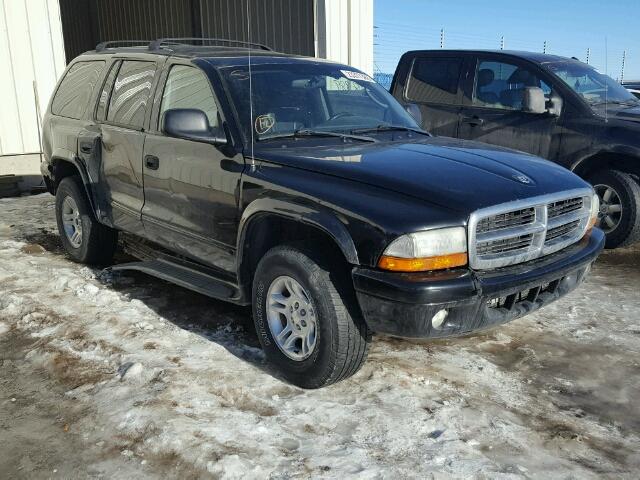 1D4HS58N23F515418 - 2003 DODGE DURANGO SL BLACK photo 1