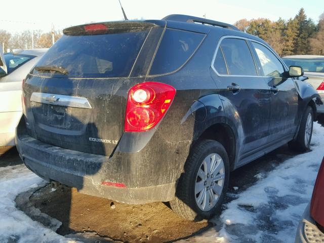 2CNFLNEC2B6448408 - 2011 CHEVROLET EQUINOX LT BLACK photo 4