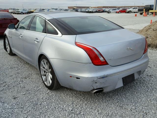 SAJWA1CB5BLV15444 - 2011 JAGUAR XJ SILVER photo 3