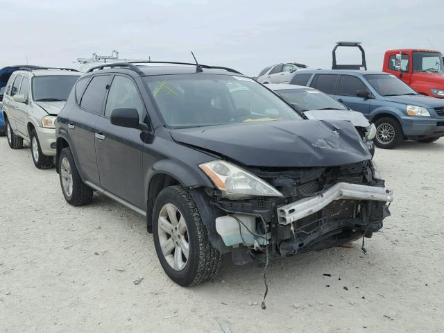 JN8AZ08T66W430098 - 2006 NISSAN MURANO SL BLACK photo 1