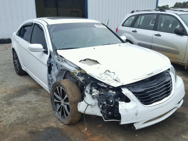 1C3CCBBB3DN729458 - 2013 CHRYSLER 200 TOURIN WHITE photo 1