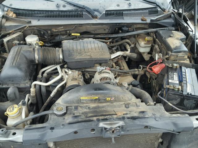 1D7HE48N65S218845 - 2005 DODGE DAKOTA QUA GRAY photo 7