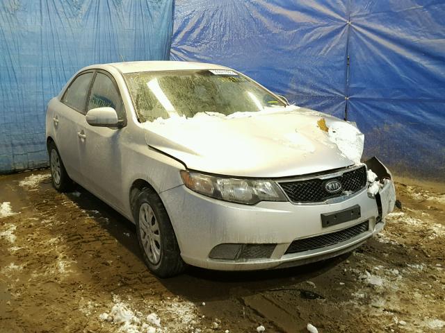 KNAFU4A28A5080140 - 2010 KIA FORTE EX SILVER photo 1