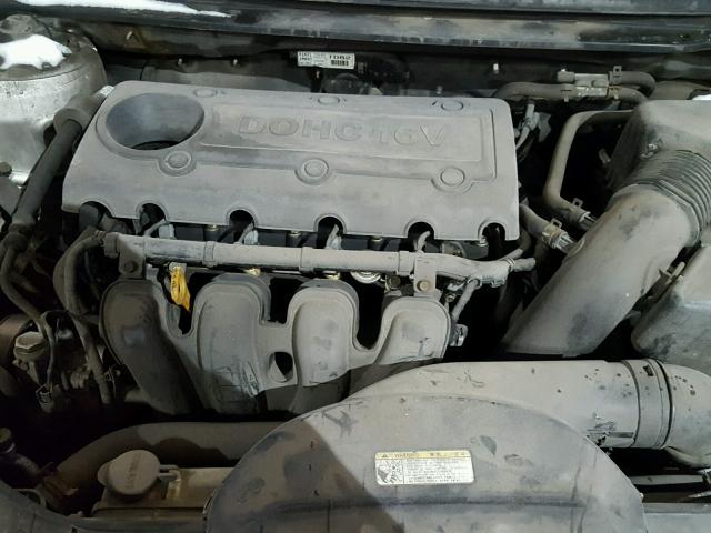 KNAFU4A28A5080140 - 2010 KIA FORTE EX SILVER photo 7