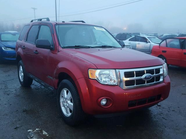 1FMCU03Z68KE69665 - 2008 FORD ESCAPE XLT RED photo 1