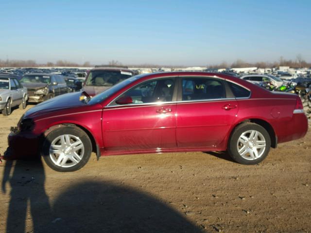 2G1WB5EKXB1107522 - 2011 CHEVROLET IMPALA LT RED photo 9