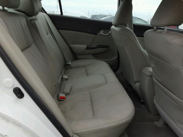 2HGFB2F90CH592636 - 2012 HONDA CIVIC EXL WHITE photo 6