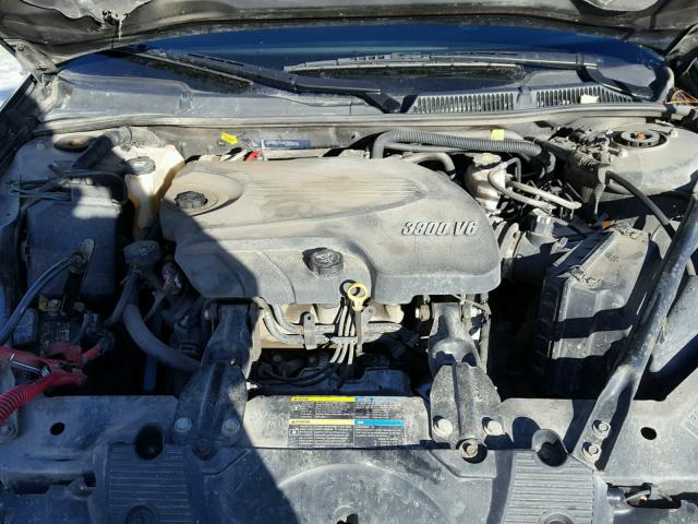 2G1WS57M491302847 - 2009 CHEVROLET IMPALA POL BLACK photo 7